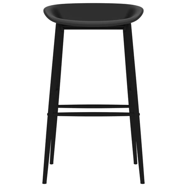vidaXL Bargrupp 5 delar vit och svart Vit