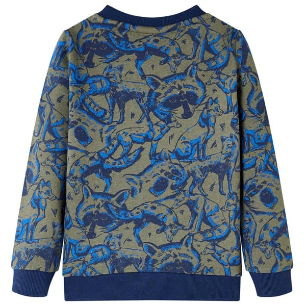 vidaXL Tröja för barn khaki 92 Brun