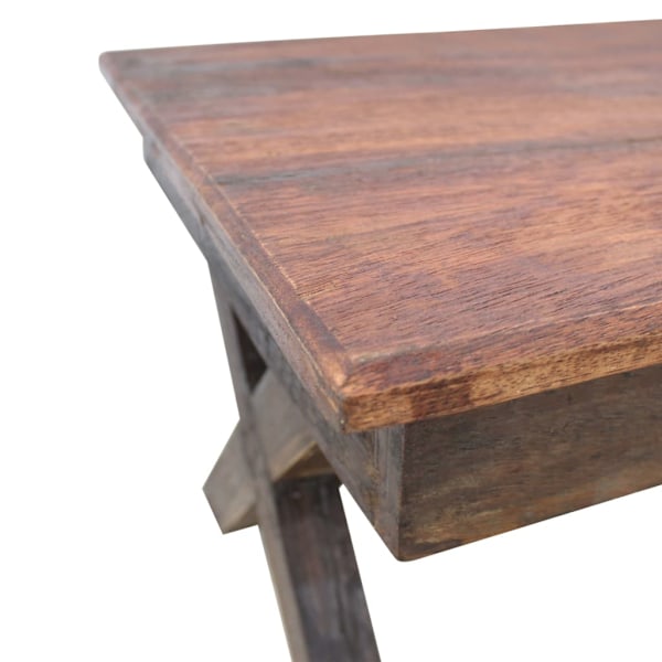 vidaXL Soffbord blandat återvunnet trä 110x60x45 cm Brun