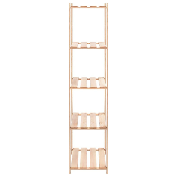 vidaXL Förvaringshylla 5 hyllor 10 st 80x38x170 cm massiv furu 250 kg Beige