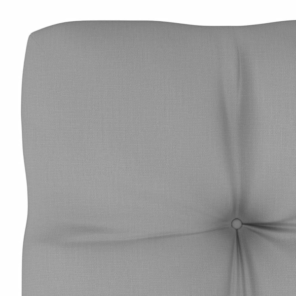 vidaXL Palldyna grå 70x70x12 cm tyg grå