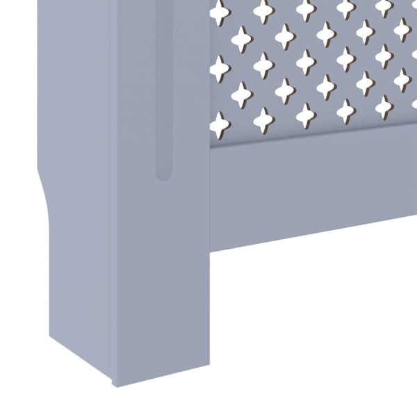 vidaXL Elementskydd MDF grå 78 cm grå