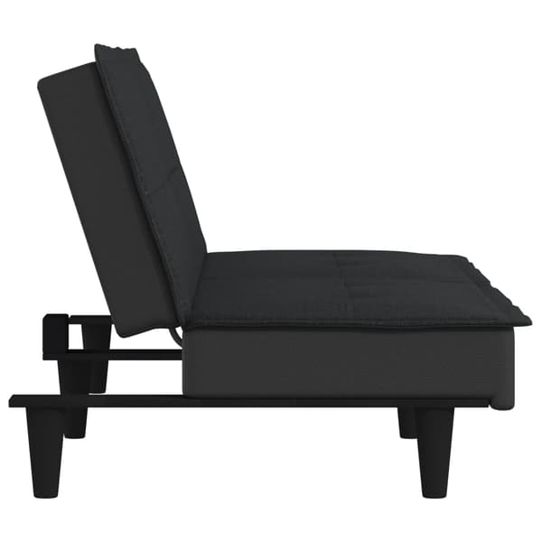 vidaXL Bäddsoffa svart tyg art