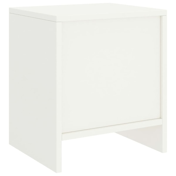 vidaXL Sängbord 2 st vit 35x30x40 cm massiv furu Vit