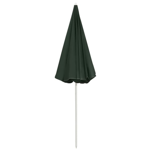 vidaXL Strandparasoll grön 240 cm Grön