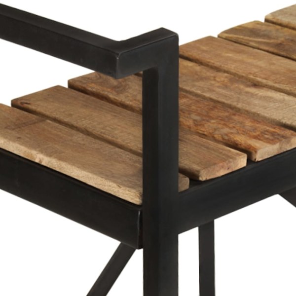 vidaXL Köksvagn 87x36x81 cm massivt mangoträ Brun