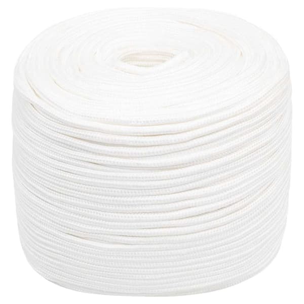 vidaXL Båtlina helvit 6 mm 100 m polypropylen