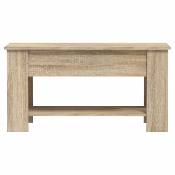 vidaXL Soffbord sonoma-ek 101x49x52 cm konstruerat trä Brun
