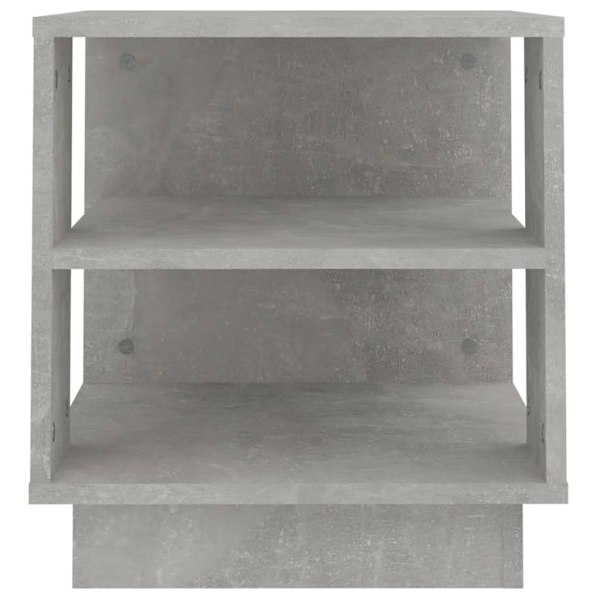 vidaXL Soffbord betonggrå 40x40x43 cm konstruerat trä grå