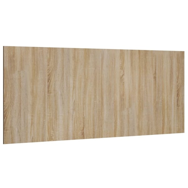 vidaXL Sänggavel sonoma-ek 200x1,5x80 cm konstruerat trä Brun