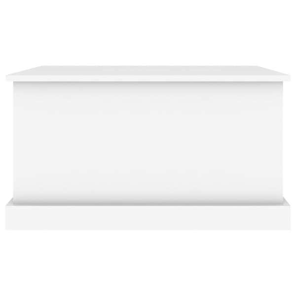vidaXL Förvaringslåda vit 70x40x38 cm konstruerat trä Vit
