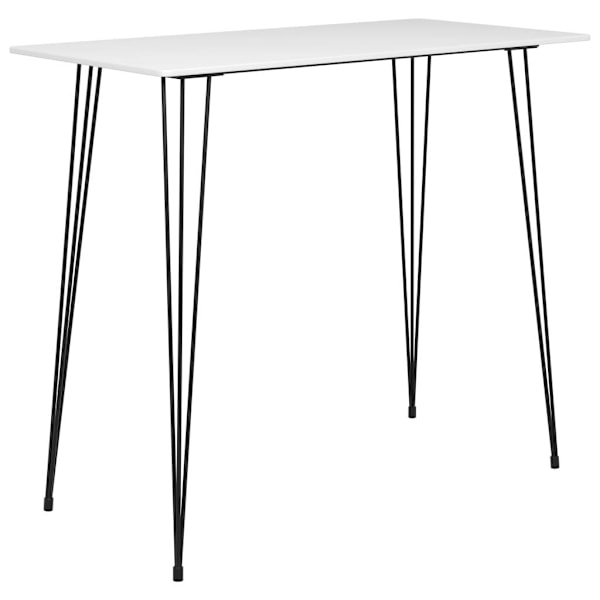 vidaXL Bargrupp 5 delar vit Vit