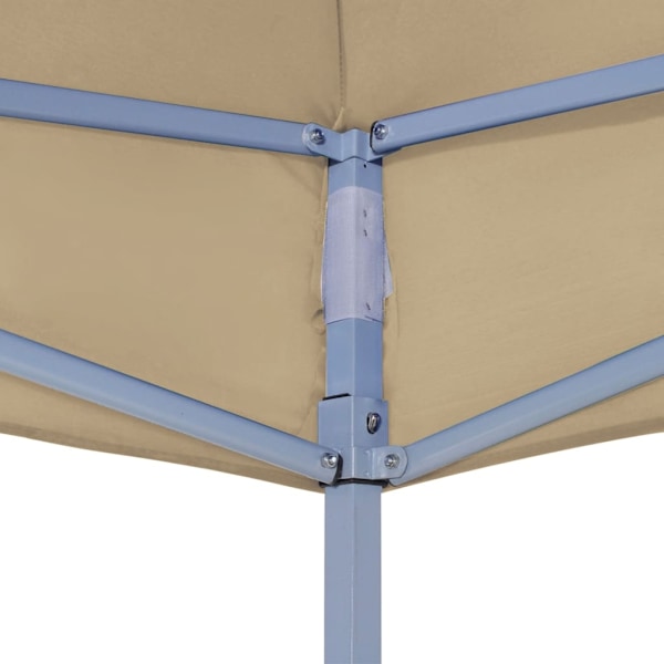 vidaXL Tak till partytält 3x3 m beige 270 g/m² Beige