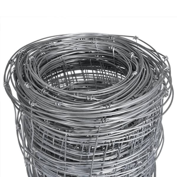 vidaXL Fårstängsel galvaniserat stål 50x0,8 m silver Silver