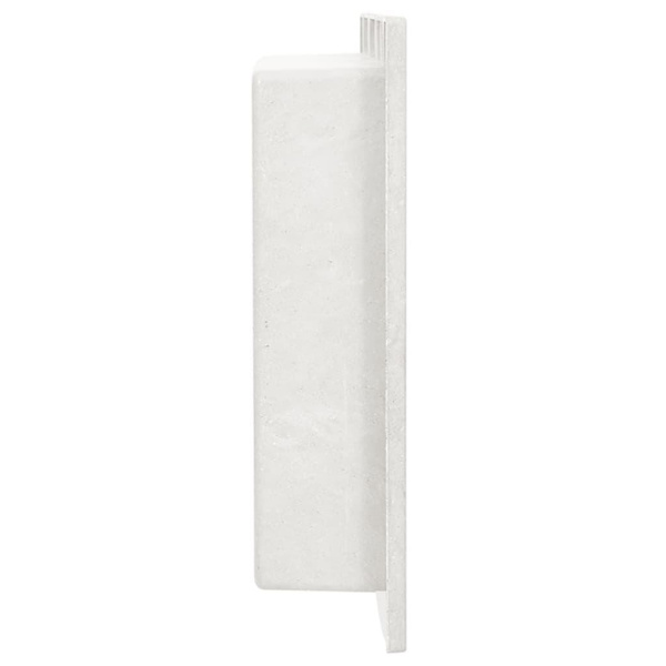 vidaXL Infälld duschhylla niche matt vit 41x51x10 cm Vit