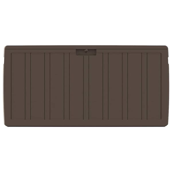 vidaXL Dynlåda brun 117x45,5x57,5 cm 270 L Brun