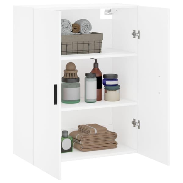 vidaXL Väggskåp vit 69,5x34x90 cm Vit