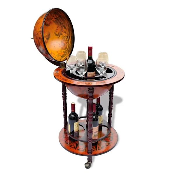 vidaXL Jordglobsbar Columbus 90 x 47 cm Brun