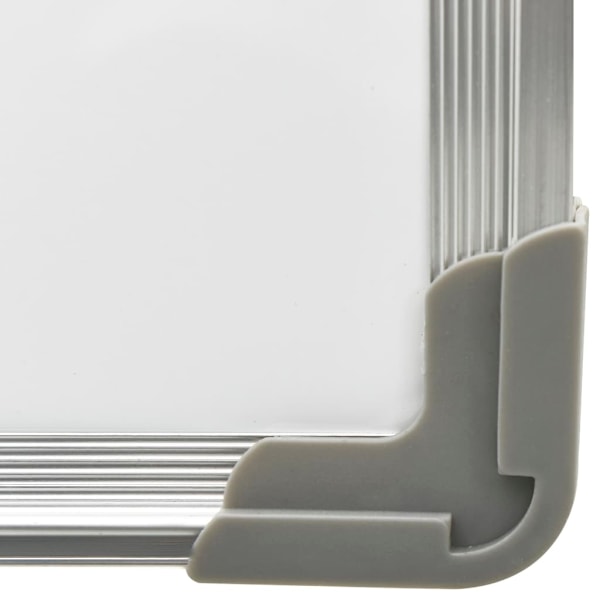 vidaXL Magnetisk whiteboard vit 50x35 cm stål Vit