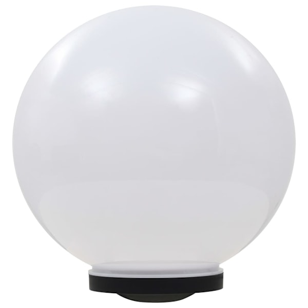 vidaXL Solcellslampor med LED 2 st sfäriska 40 cm RGB Vit