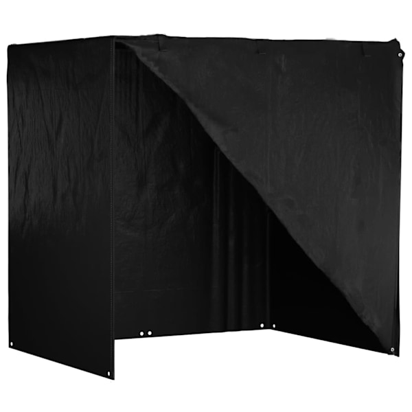 vidaXL Överdrag för hammock 12 öljetter 220x177x220 cm polyeten Svart