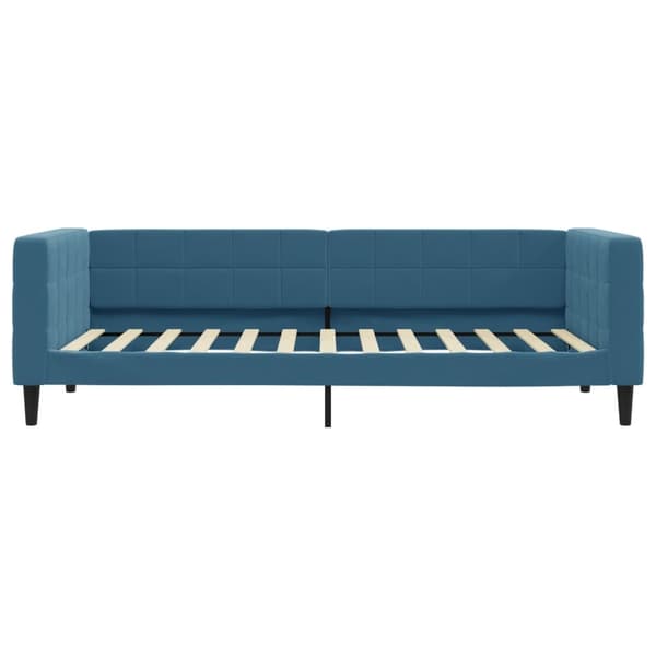 vidaXL Dagbädd blå 90x200 cm sammet Blå