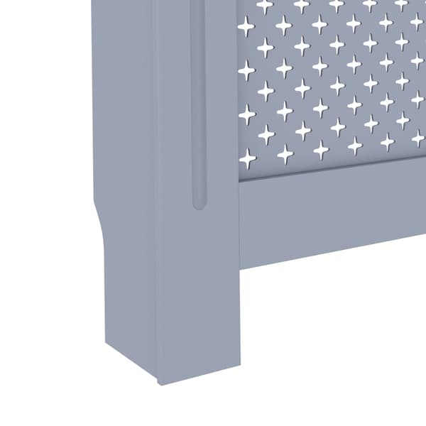 vidaXL Elementskydd antracit 152x19x81,5 cm MDF Antracit