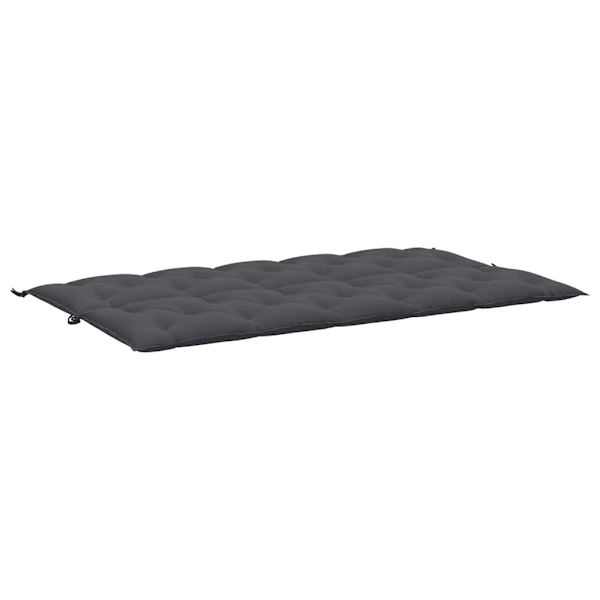 vidaXL Bänkdyna för trädgården antracit 180x(50+50)x7 cm oxfordtyg Antracit