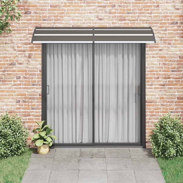 vidaXL Entrétak svart 240x75 cm PC Svart