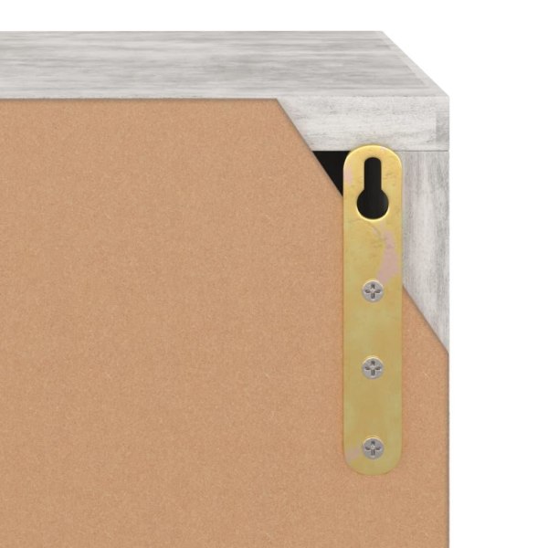 vidaXL TV-bänk betong 88,5x27,5x30,5 cm spånskiva grå