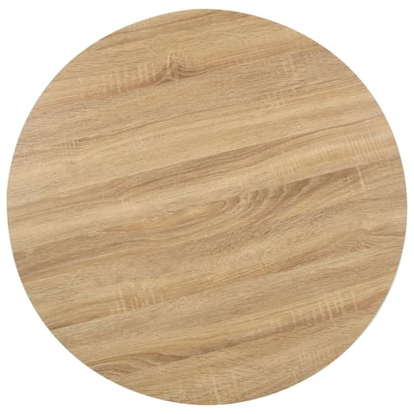 vidaXL Bistrobord ljusbrun 80 cm MDF Brun