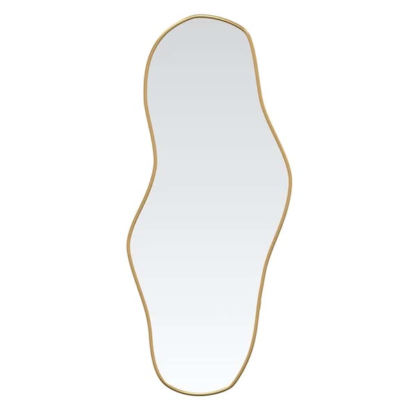 vidaXL Väggspegel guld 60x25 cm Guld