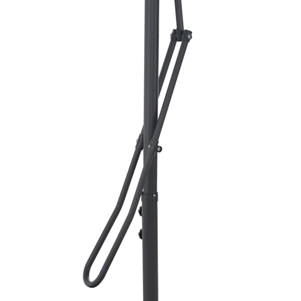 vidaXL Trädgårdsparasoll med stålstång 250x250 cm antracit Antracit