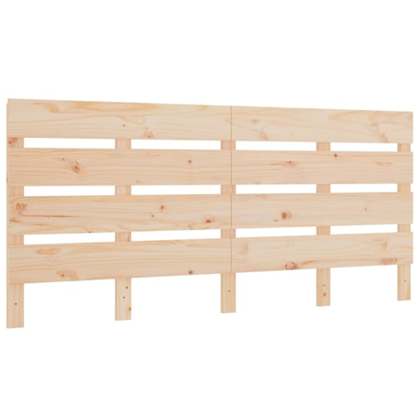 vidaXL Sänggavel 160x3x80 cm massiv furu Brun