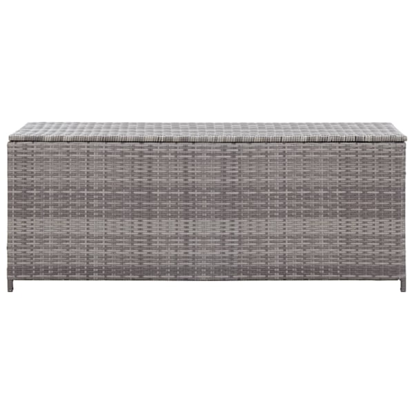 vidaXL Dynbox grå 120x50x60 cm konstrotting grå