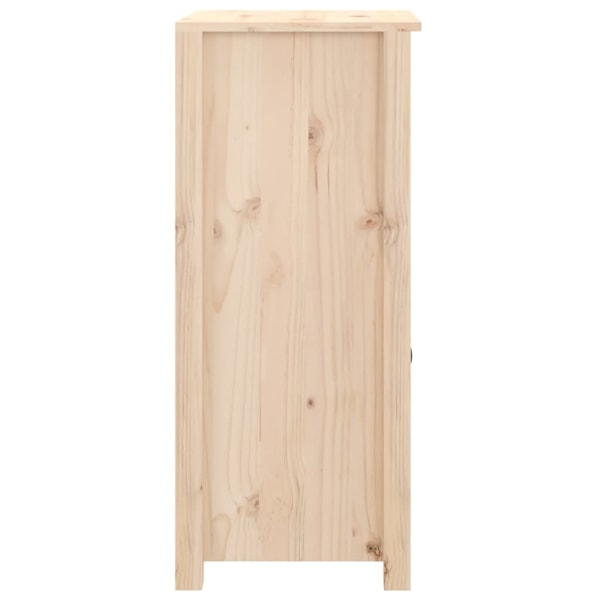 vidaXL Skåp 40x35x80 cm massiv furu Brun