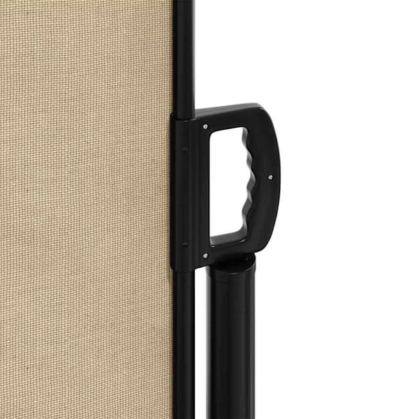 vidaXL Indragbar sidomarkis beige 200x500 cm Beige