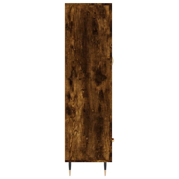 vidaXL Högskåp rökfärgad ek 69,5x31x115 cm konstruerat trä Brun