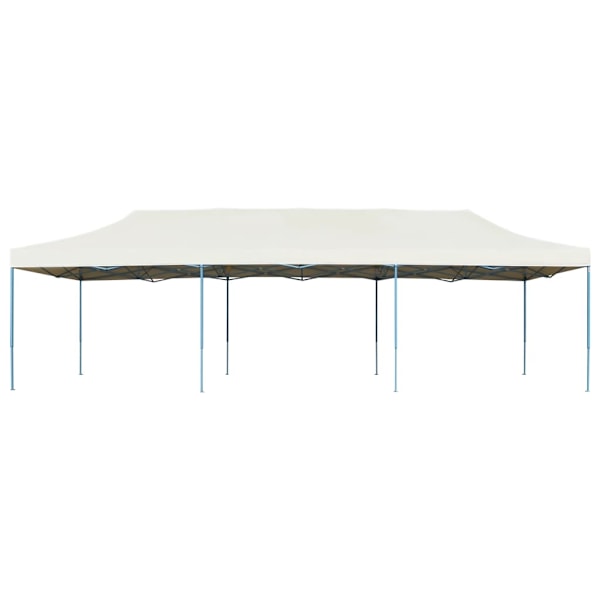 vidaXL Pop-Up hopfällbart partytält gräddvit 3x9 m Creme