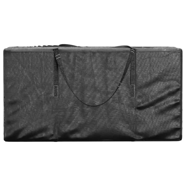 vidaXL Dynväskor 2 st svart 150x75x75 cm polyeten Svart
