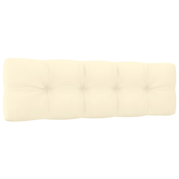 vidaXL Palldyna 2 st gräddvit tyg Creme