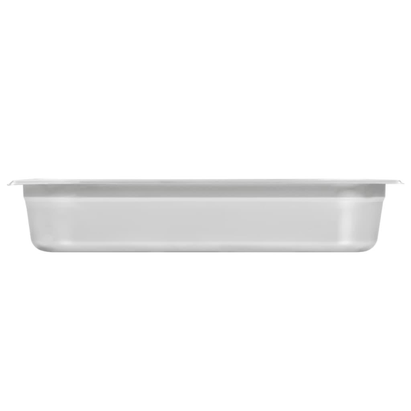 vidaXL Gastronormkantiner 4 st GN 1/1 100 mm rostfritt stål Silver