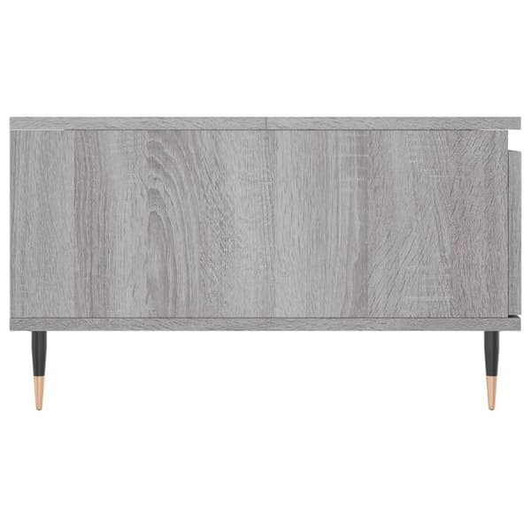 vidaXL Soffbord grå sonoma 90x60x35 cm konstruerat trä Grå