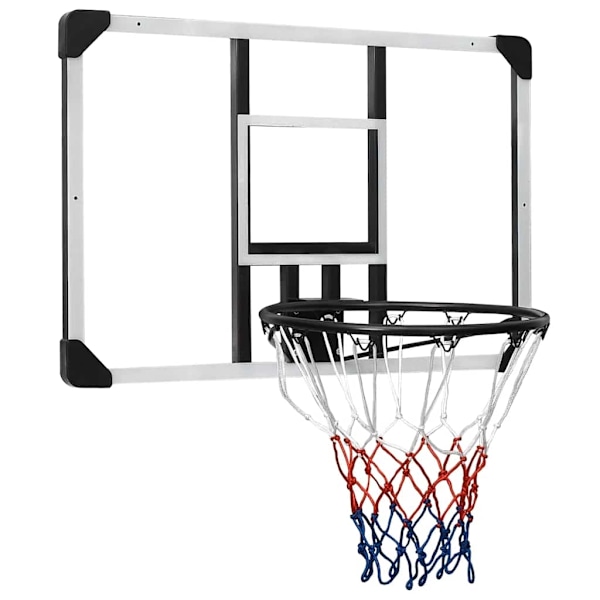 vidaXL Basketkorg transparent 90x60x2,5 cm polykarbonat Transparent