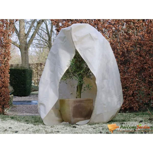 Nature Täckduk fleece med blixtlås 70 g/m² beige 2x1,5x1,5 m Beige