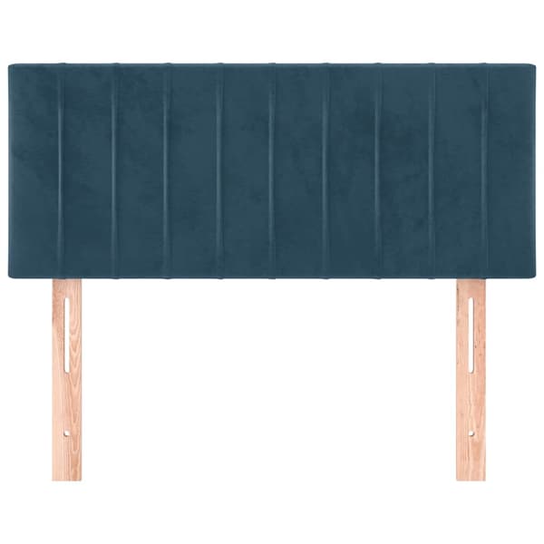 vidaXL Sänggavel mörkblå 80x5x78/88 cm sammet Blå