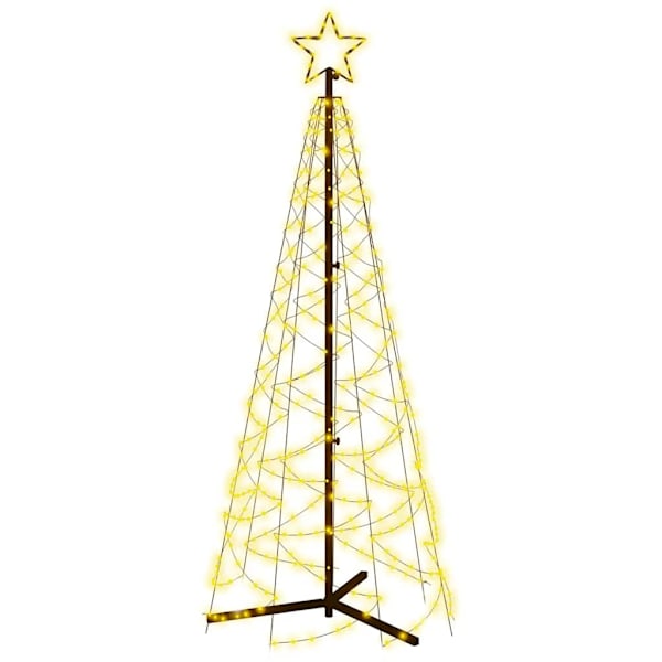 vidaXL Julgranskon varmvit 200 LEDs 70x180 cm Vit