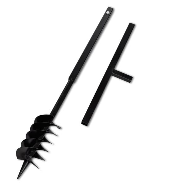 vidaXL Jordborr Auger Dubbelspiral 120 mm