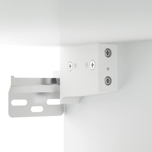 vidaXL Väggmonterat sängbord vit 35x35x20 cm Vit