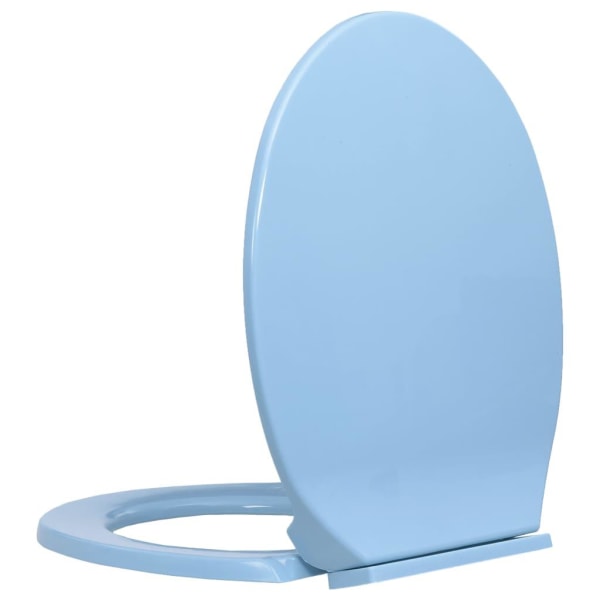 vidaXL Toalettsits mjuk stängning blå oval Blå b816 | Blå | 1400 | Fyndiq